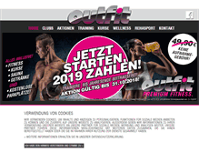 Tablet Screenshot of bielefeld.outfit-fitnessstudio.de